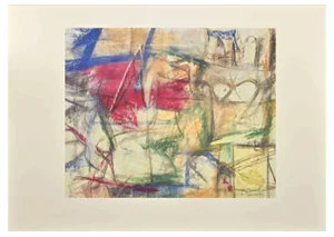 After Willem De Kooning, Figures in Interior, 1985, Lithograph