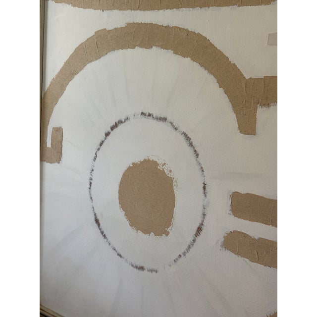 Harris Strong "Labyrinth" Mid-Century Abstract Painting, Signed Bachman, 1960s–70s. For Sale - Image 9 of 12