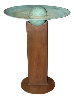 Iron and Copper Fountain by Tom Torrens, 1990