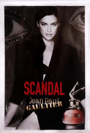 2019 French Perfume Poster - Scandal (Perfume) by Jean-Paul Gauthier, Model: Irina Shayk