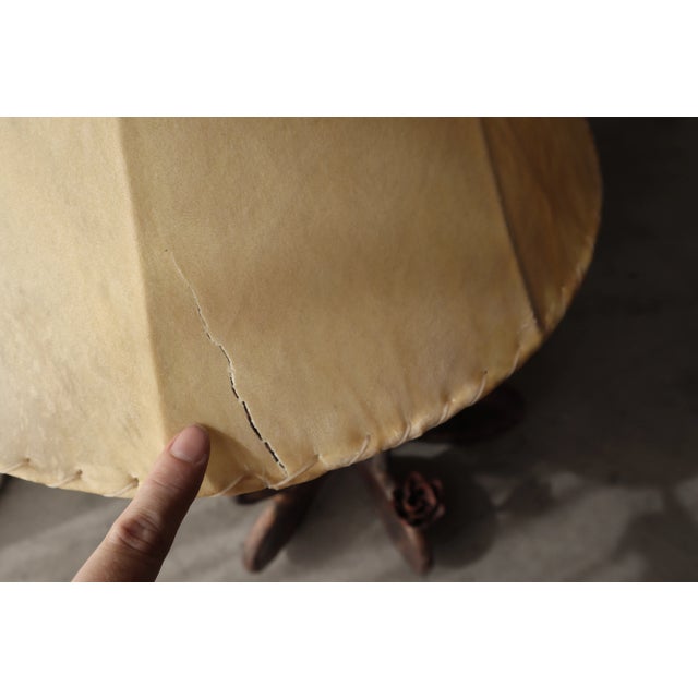 Pair of Copper and Brass Cactus Table Lamps For Sale - Image 9 of 9