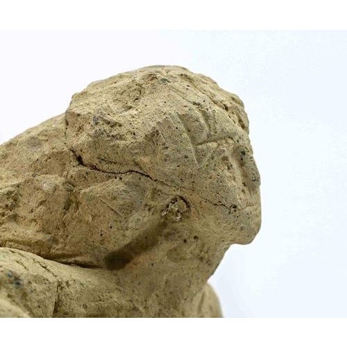 Sirio Pellegrini, Woman Sculpture, Hand Carved Terracotta, 1960s For Sale - Image 4 of 5