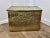Gold Large Embossed Brass Log Box with Tavern Scenes, 1890s For Sale - Image 8 of 8