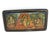 Authentic Russian Mstera lacquer casket box. Features a STUNNING hand-painted miniature panoramic scene inspired by...