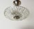 Vintage Swedish Sculptural Glass Ceiling Fixture with Floral Rosette, 1970 For Sale - Image 6 of 18