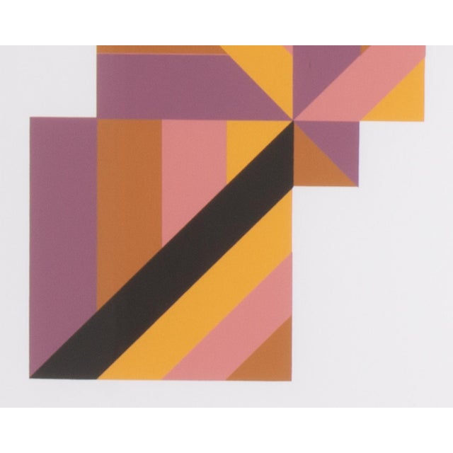 Contemporary 1995 “Konstruktion and Intuition” Serigraph Print by Anton Stankowski For Sale - Image 3 of 8