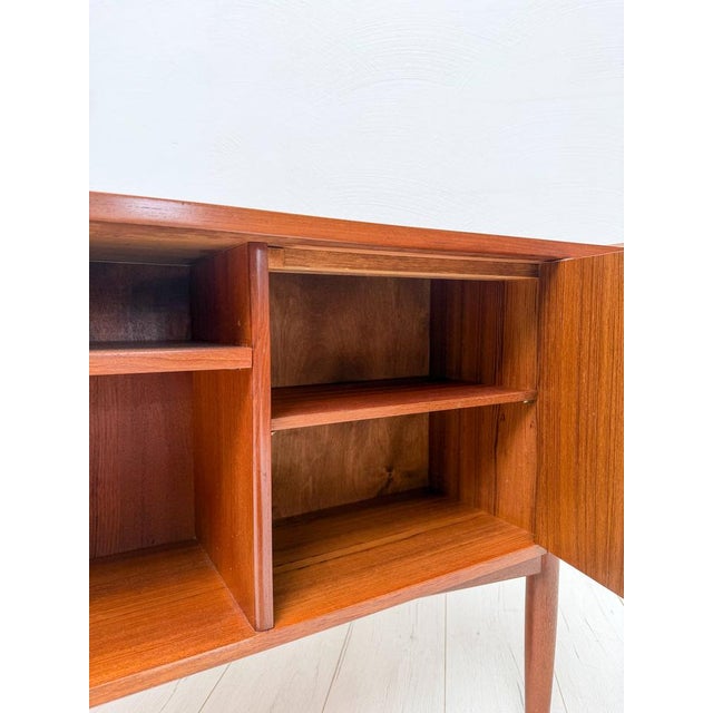 Mid-Century Danish Teak Writing Desk by Arne Vodder for H. P. Hansen, 1960s For Sale - Image 13 of 17
