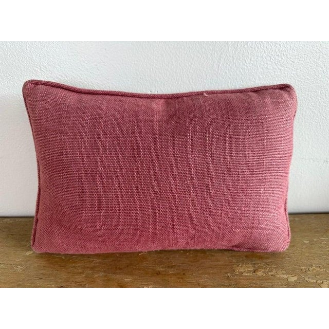Early 21st Century Pillow W/ Vintage Fabric For Sale - Image 5 of 6
