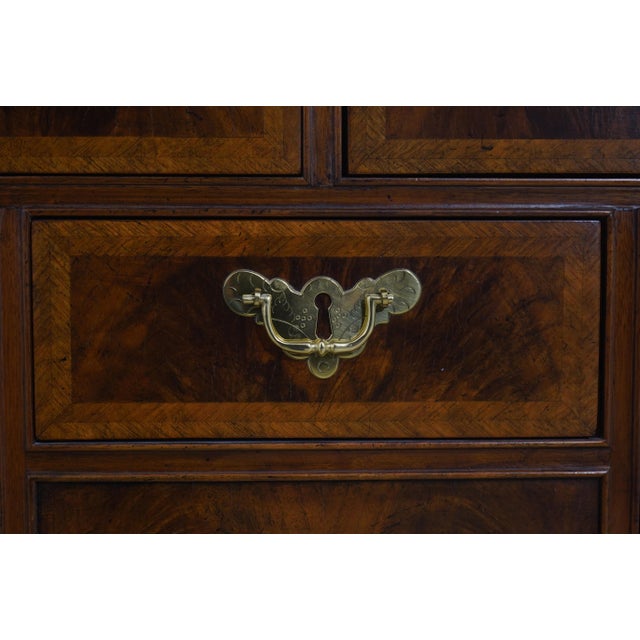 1980s Baker Model 8868 Colonial Williamsburg Walnut Lowboy Dressing Table For Sale - Image 10 of 18