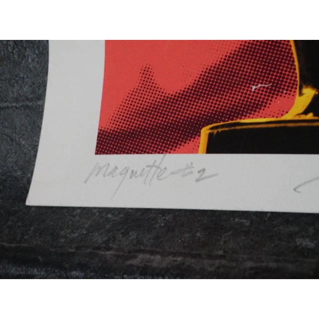 Richard Duardo Oscars 2009 Maquette #2 Serigraph For Sale - Image 4 of 5