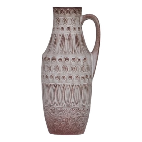 Mid-Century West German Pottery Vase For Sale
