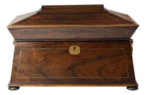 Early 19th Century English Regency Tea Caddy