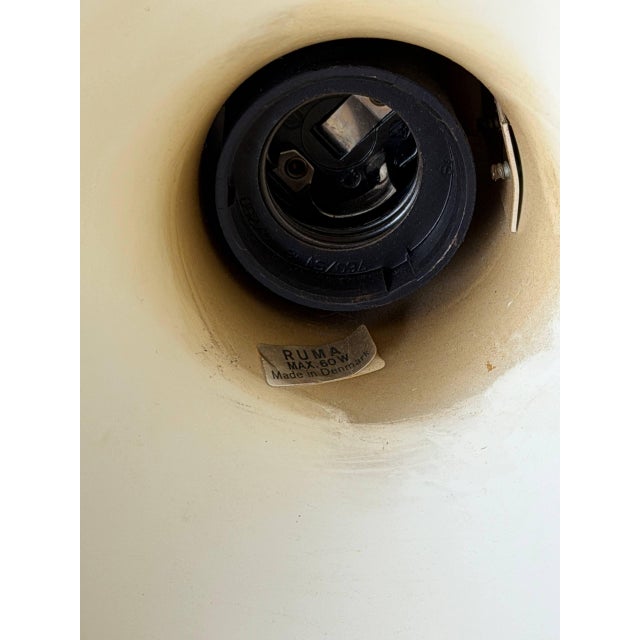 Vintage Danish Yellow Floor Lamp Adjustable Shades Mid-Century Modern 1960s For Sale - Image 9 of 10