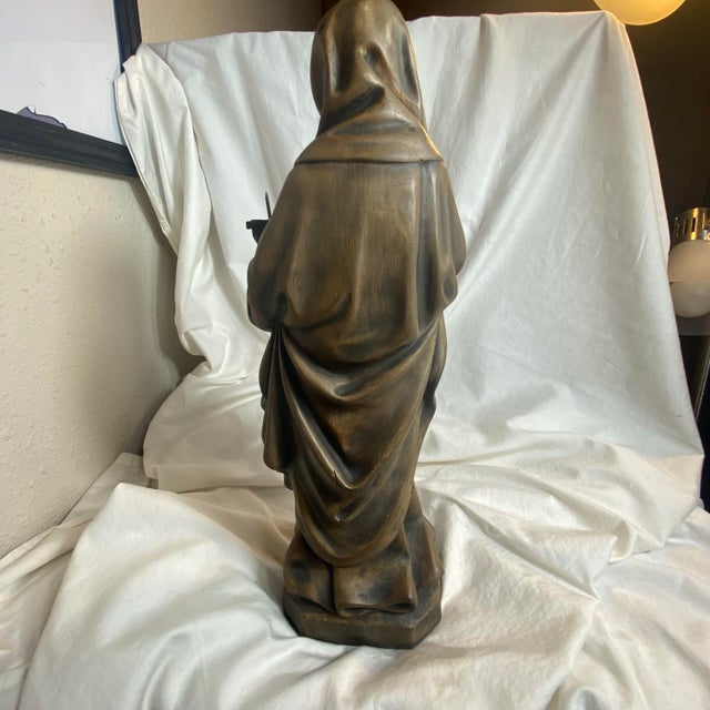 Large Pair of Vintage German Made Angelic Achetit Candle Holders Handmade For Sale - Image 9 of 12