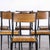 French Black Tapered Leg School Dining Chairs from Mullca, 1950s, Set of 6 For Sale - Image 11 of 17
