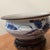 Antique Collectable Qianlong Period Blue and White Glazed Porcelain Censer/Bowl on Wood Base For Sale - Image 4 of 12