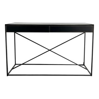 Rh Gramercy Mirrored Console For Sale