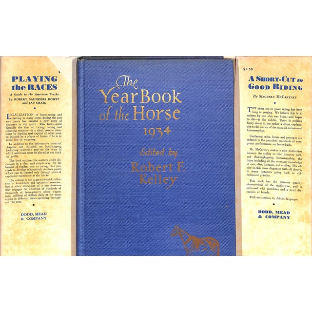 Traditional "The Year Book of the Horse" 1934 Kelley, Robert F. For Sale - Image 3 of 11