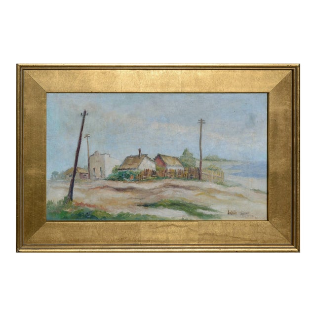 Antolin Old California Landscape Oil on Canvas 1955 For Sale