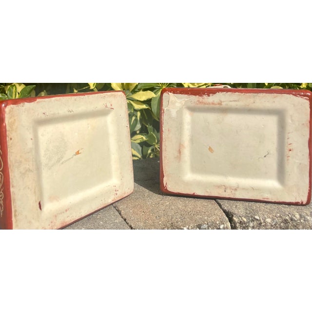 Pair of Vintage Japanese Kutani Porcelain Foo Dog Statues For Sale - Image 11 of 12