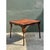 Chocolate Vintage Dark Bamboo Parquetry Square Game Table For Sale - Image 8 of 12
