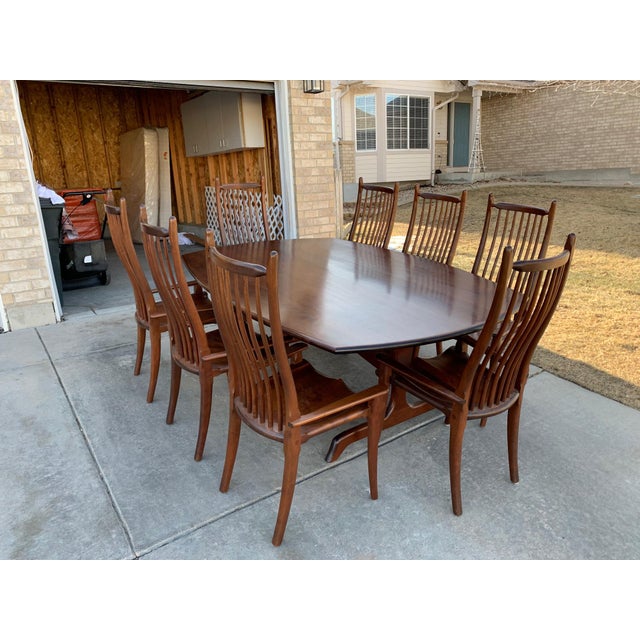 Late 20th Century Stephen Swift Furniture Maker Handmade Dining
