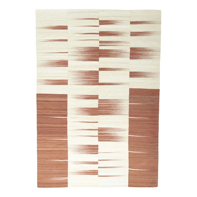 Handwoven Wool Kilim Rug For Sale