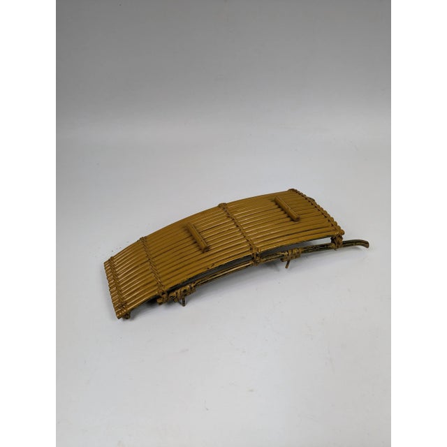 Asian 20th Century Lacquered Bamboo Raft For Sale - Image 3 of 7