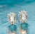 2010s Natural Sapphire Diamond Stud Earrings 14k W Gold 0.94 TCW Certified For Sale - Image 5 of 16