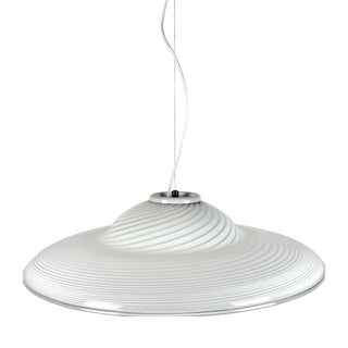 Large Murano Swirl Pendant Lamp, Italy, 1970s For Sale