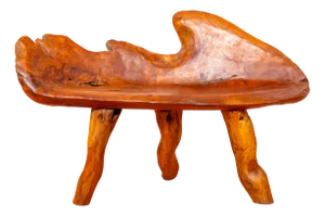 Sculptural Statement Bench in Teak, 1970