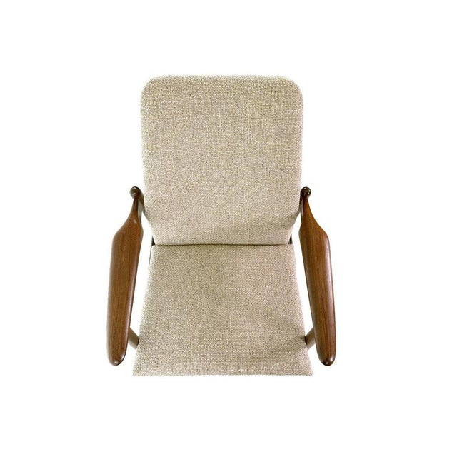 Beige Vintage Propos Lounge Armchair by Van Hulmefa, 1960s For Sale - Image 8 of 12