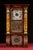 c. 1840s-1860s; Seth Thomas Clock Company - Plymouth Hollow, CT Empire-style column clock with reverse-painted floral...