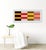 Four Moods, Eight Colors by Liz Roache (Black, Orange, Gray, Red, Brown, Yellow, Purple) This Modern, Mid Century,...