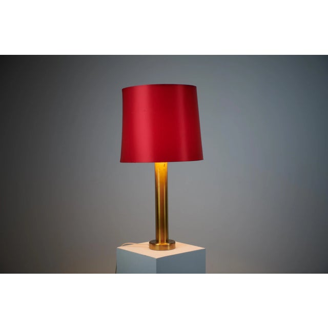 Swedish Modern Table Lamp in Brass, 1890s For Sale - Image 3 of 8