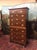 Mid 19th Century Antique Chest on Chest, Mahogany Tall Dresser For Sale - Image 5 of 14
