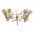 Frank Gehry Cross Check Chairs and Face Off Table Set of 3 For Sale