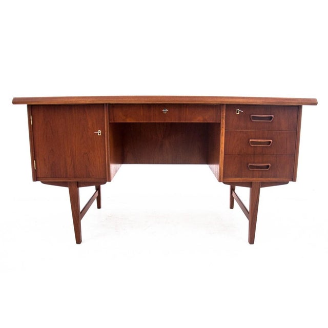 Mid-Century Modern Vintage Danish Desk, 1960s For Sale - Image 3 of 15