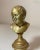 Metal Antique 19th Century Solid Heavy Gilt Bronze Baby Child Bust Statue Sculpture 2 For Sale - Image 7 of 12