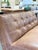 Early 21st Century Mitchell Gold + Bob Williams Tufted Brown Leather Bench Settee For Sale - Image 5 of 9