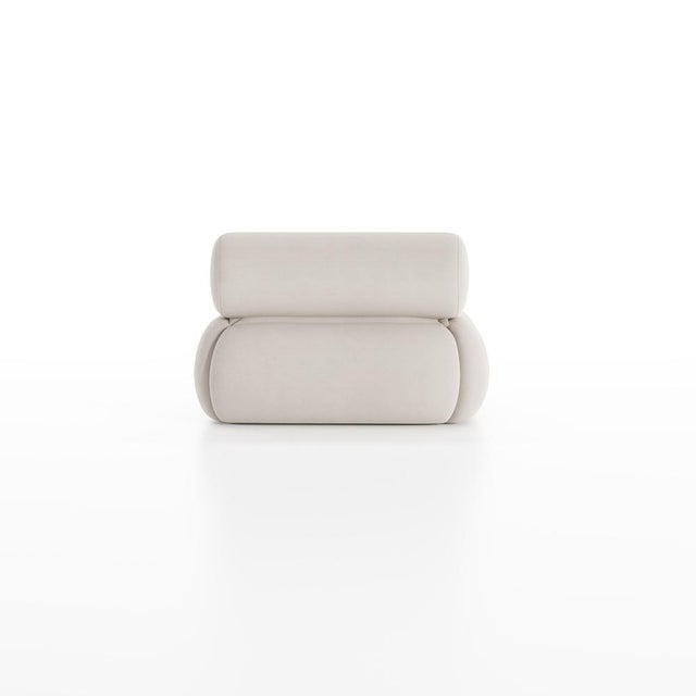 Wood Misty Beige Lupin Sofa by Nelson Araujo For Sale - Image 7 of 12