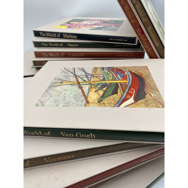 Almond Set of 15 Time Life Library of Art Books, 1960s For Sale - Image 8 of 11