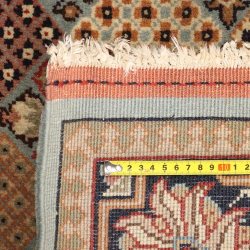 Textile Vintage Indian Tabriz Rug For Sale - Image 7 of 8