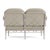 Brown Jordan Brown Jordan Calcutta Loveseat, Dove frame with Fusion Meadow fabric For Sale - Image 4 of 11