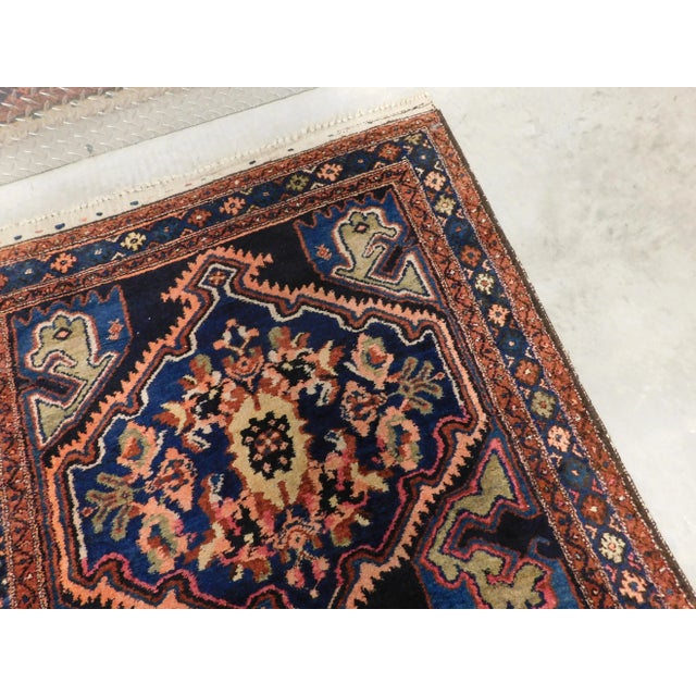 1940s Vintage Persian Runner Rug 3'10"x 11'5" For Sale In Los Angeles - Image 6 of 13