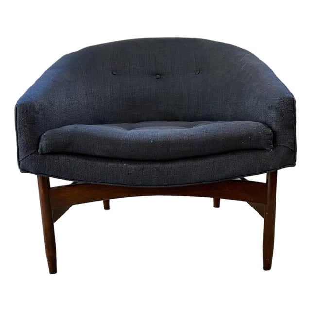 Vintage Danish Mid Century Accent Chair For Sale