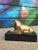 Small Lion Statue - Brass on Marble Base For Sale In Providence - Image 6 of 7