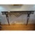 Black French Neoclassical Gilbert Poillerat Style Wrought Iron Console Table For Sale - Image 8 of 10