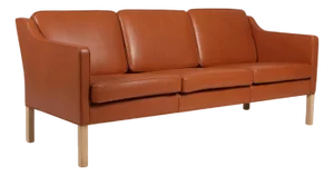 Three-Seat Sofa Model 232 attributed to Børge Mogensen for Fredericia