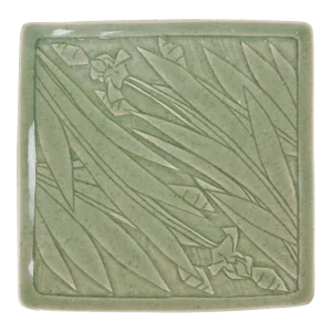 Contemporary Dos Rios Pottery Studio Iris Catch All